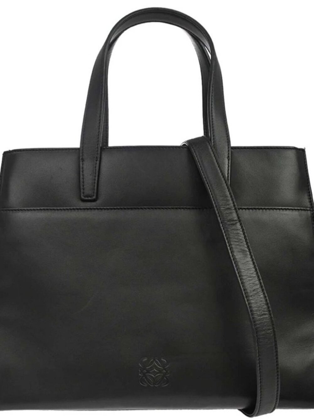 Loewe Black Lambskin 2way Shoulder Handbag